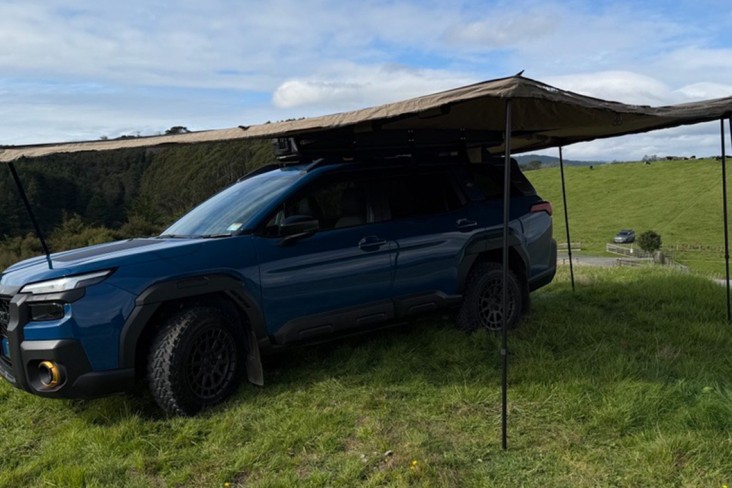 Outback Batwing 270 Freestanding Awning (Left)
