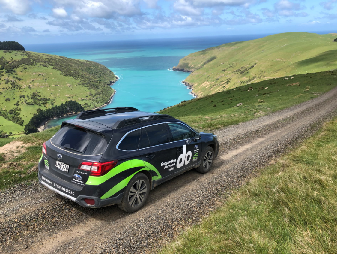 Federated Farmers use Subaru vehicles to get around the country.