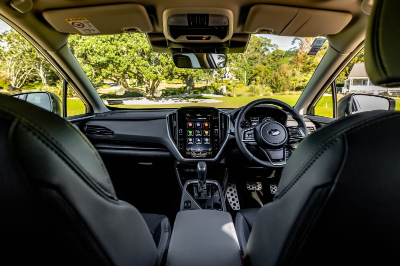 The Subaru Crosstrek’s redesigned interior boasts a plethora of enhancements.
