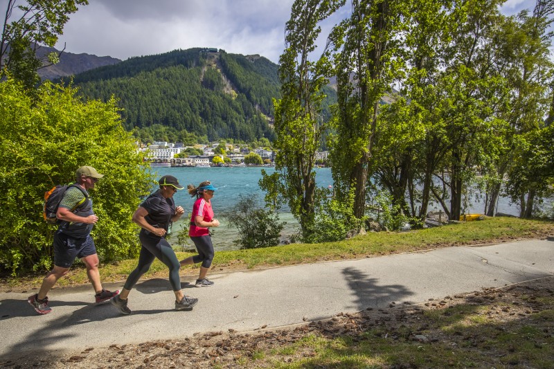 Held on mostly hard packed cycle trails, the Queenstown Marathon is a flat-out, picturesque course.