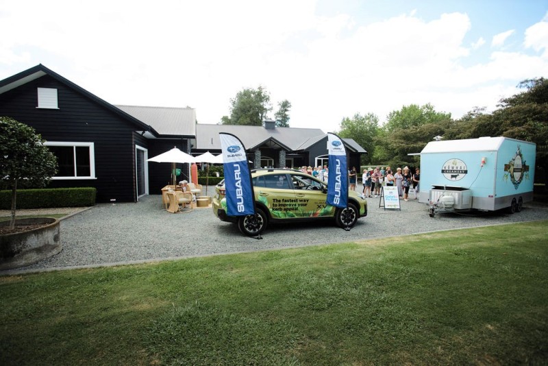 The Subaru Gelato Pit Stop with the Subaru XV at Cambridge tours