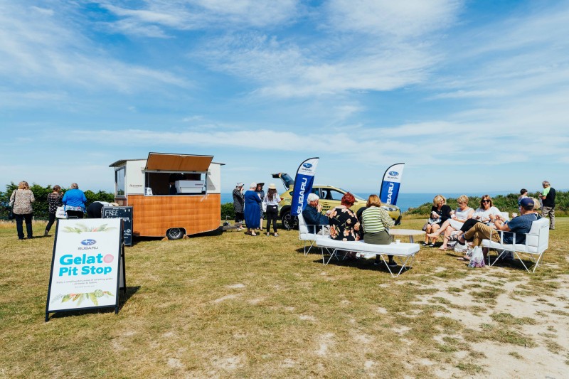 The Subaru Gelato Pit Stop with the Subaru XV at Dunedin tours