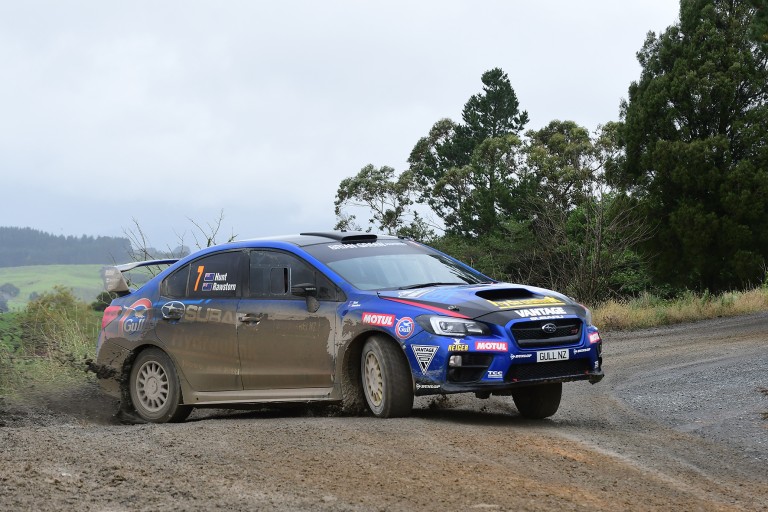Ben Hunt and co-driver Tony Rawstorn will have a new engine in the Subaru WRX STi for this Sunday's Lone Star Canterbury Rally. PHOTO: KATE RIDDER.