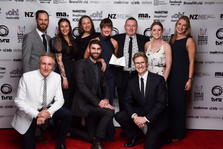 The Subaru of New Zealand and BC&F Dentsu team won the 2019 TVNZ Marketing Award, last night.