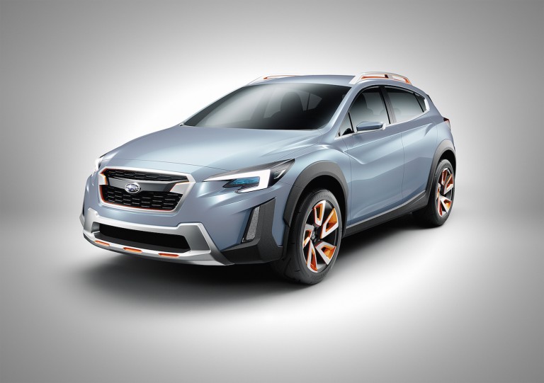 Subaru XV concept, which has been unveiled  at the 2016 Geneva International Motor Show.