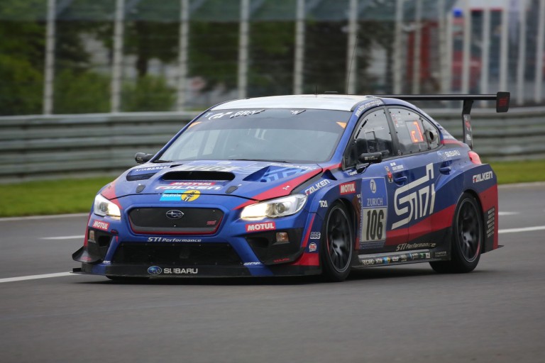 Subaru Tecnica International's (STi) All-Wheel Drive Subaru WRX STi NBR Challenge 2016 racing car, which is based on the mass production WRX STi, took the SP3T class win in the 2016 Nürburgring 24-Hour Race, held in Germany from May 26 to 29.