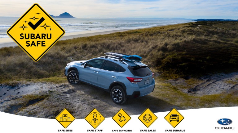 There are five key pillars to Subaru of New Zealand's SUBARU SAFE commitment: Safe Sites, Safe Staff, Safe Servicing, Safe Sales and Safe Subarus. 
