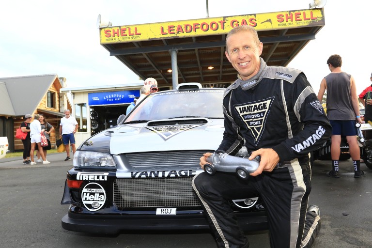 Flying Scotsman Alister McRae has done it again – winning his fourth consecutive Leadfoot Festival in the Vantage Subaru. PHOTO: GREG HENDERSON.