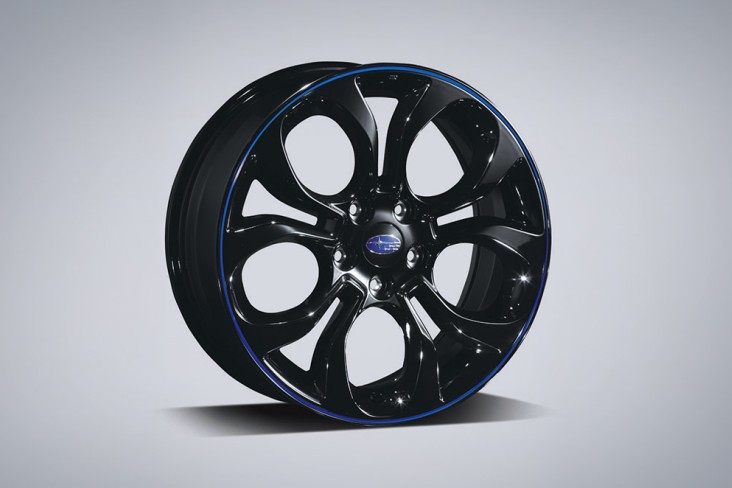 Alloy wheel set 18inch blue