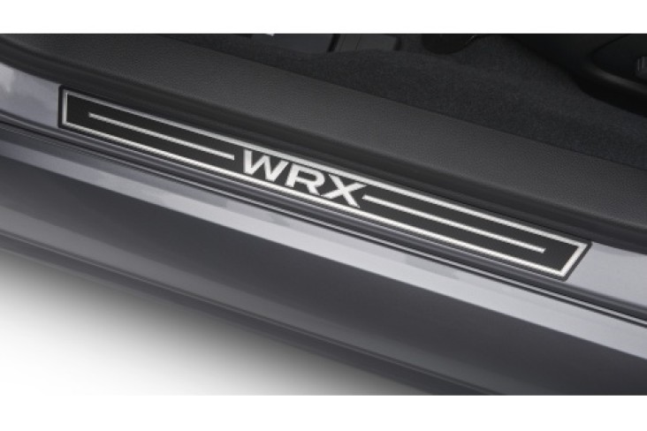 Side sill plates_WRX logo