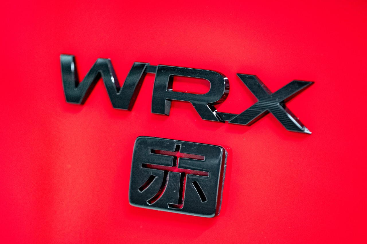Black WRX badge and limited-edition AKA badging.