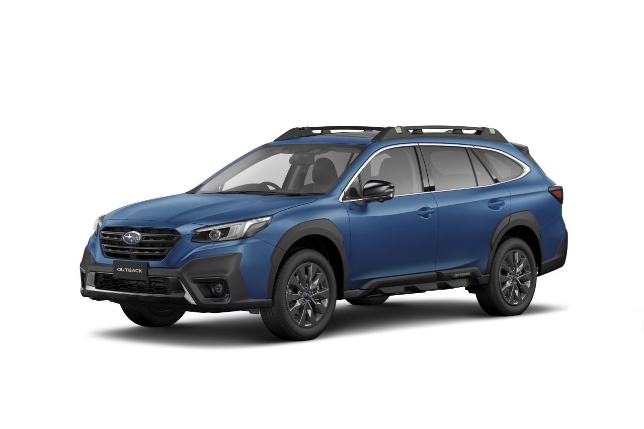 Outback XT Special Edition - Geyser Blue. Clear Cut - Left Side