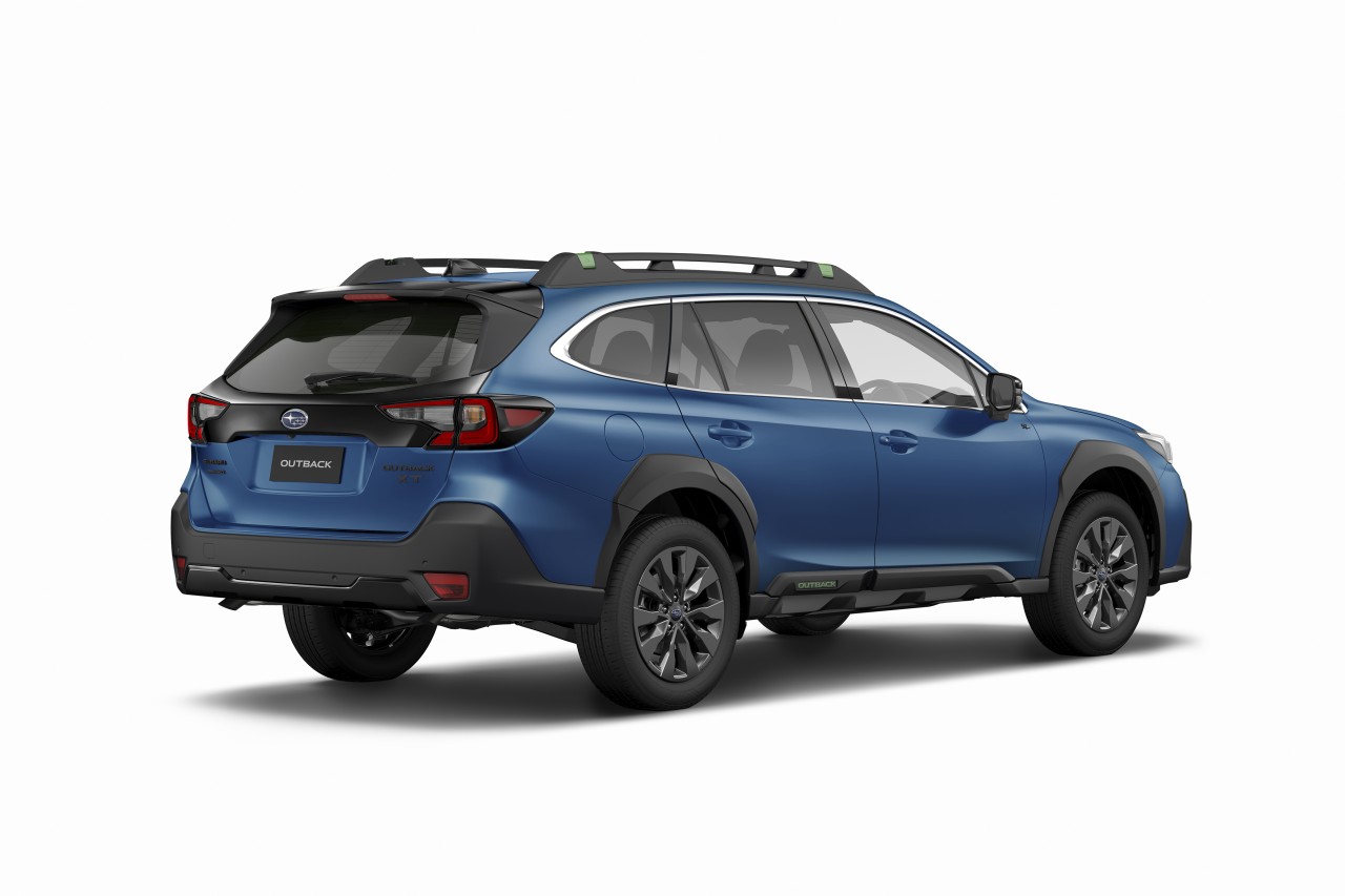 Outback XT Special Edition - Geyser Blue. Clear Cut - Right Side