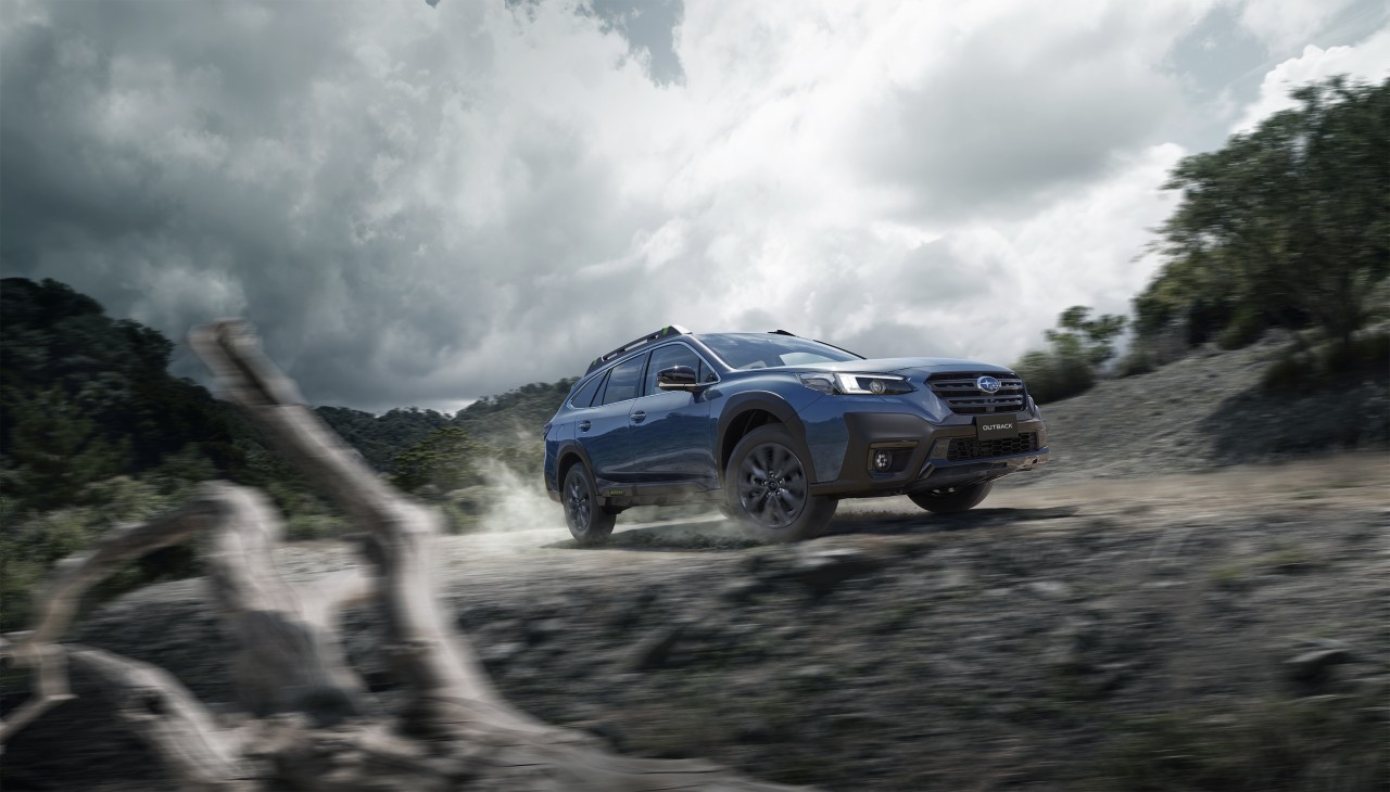 The 2023 Subaru Outback XT Special Edition in Geyser Blue