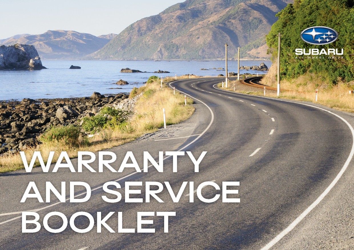 Subaru Warranty Service Book 2026