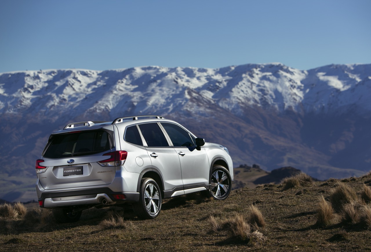 The Subaru Forester SUV is more than capable off-road with 220mm of ground clearance.