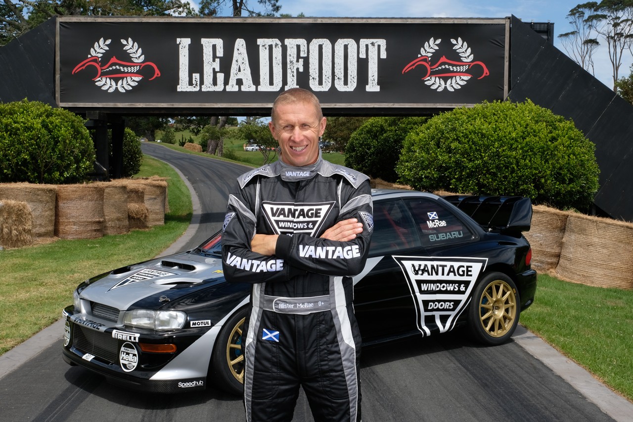 Scottish rally star Alister McRae will be defending his title this year at the Leadfoot Festival.