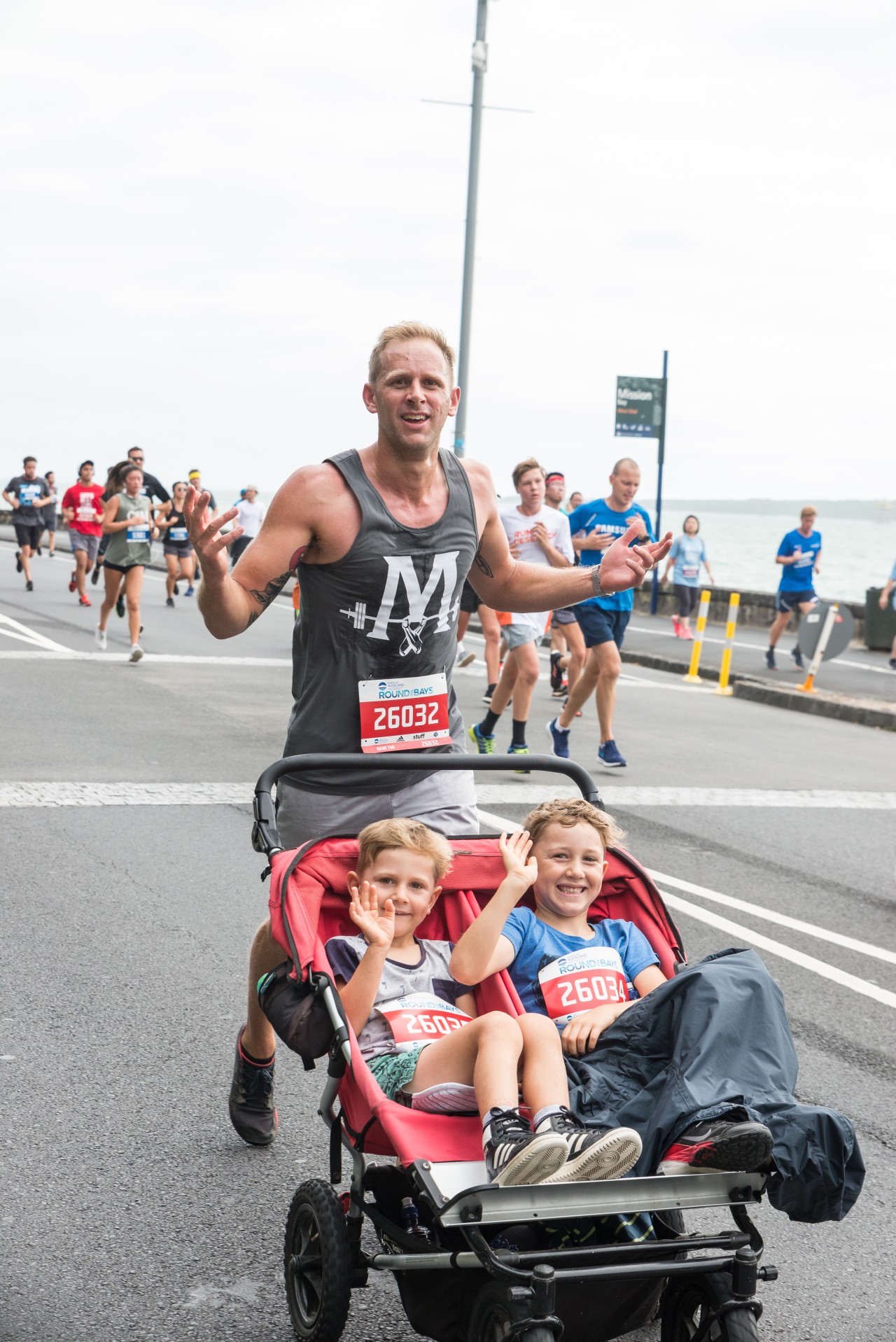 Ports of Auckland Round the Bays welcomes families to participate.