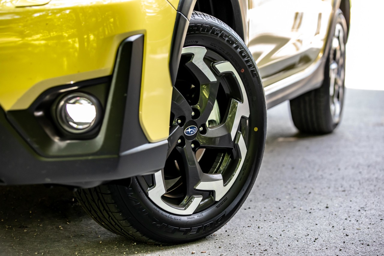 The 18" alloy wheels are new on the 2021 Subaru XV Premium.
