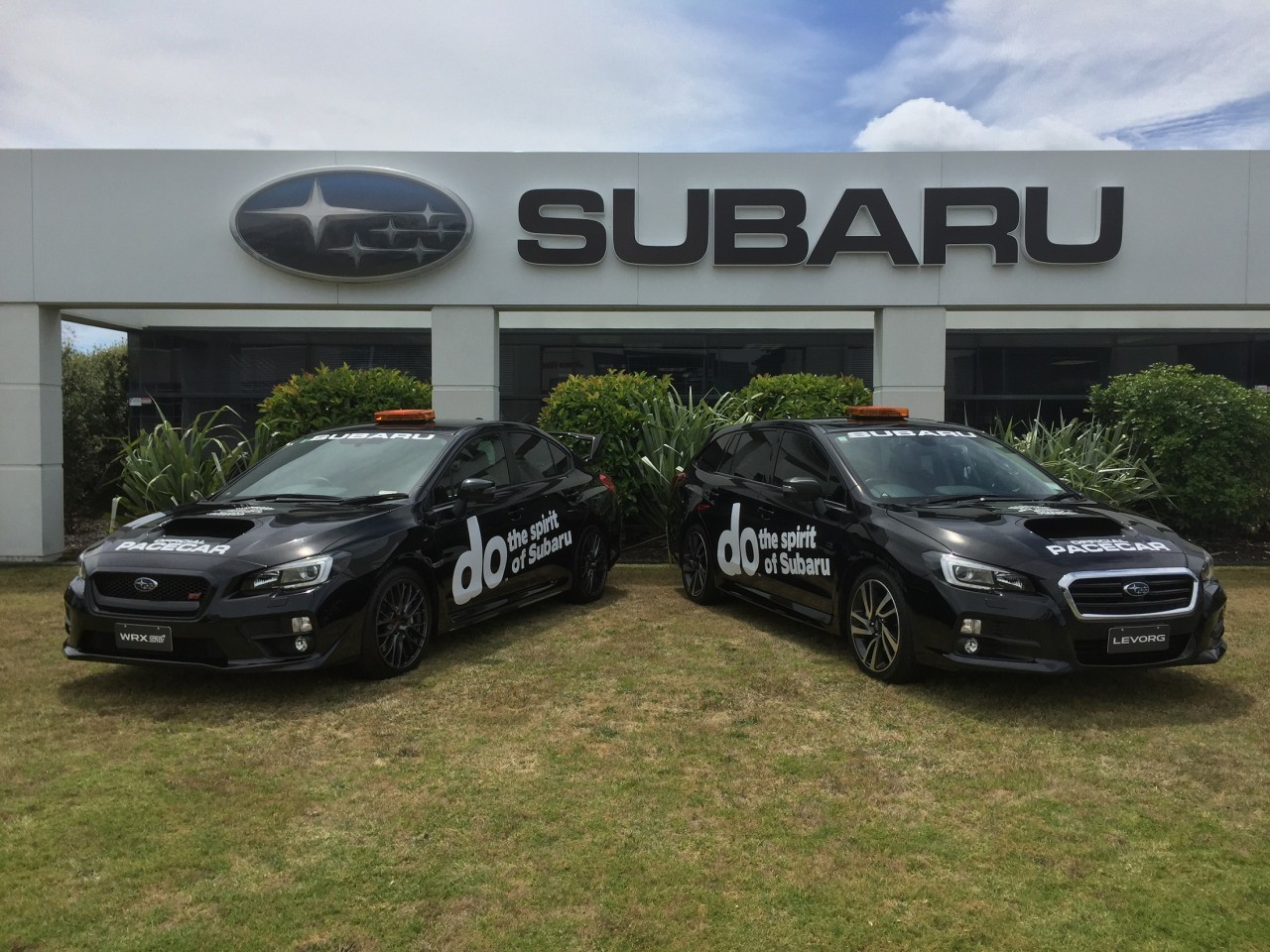 The Subaru pace cars - a WRX STi and a Levorg - will keep the racers in check on Rod Millen’s ultimate driveway. PHOTO: SUBARU NEW ZEALAND