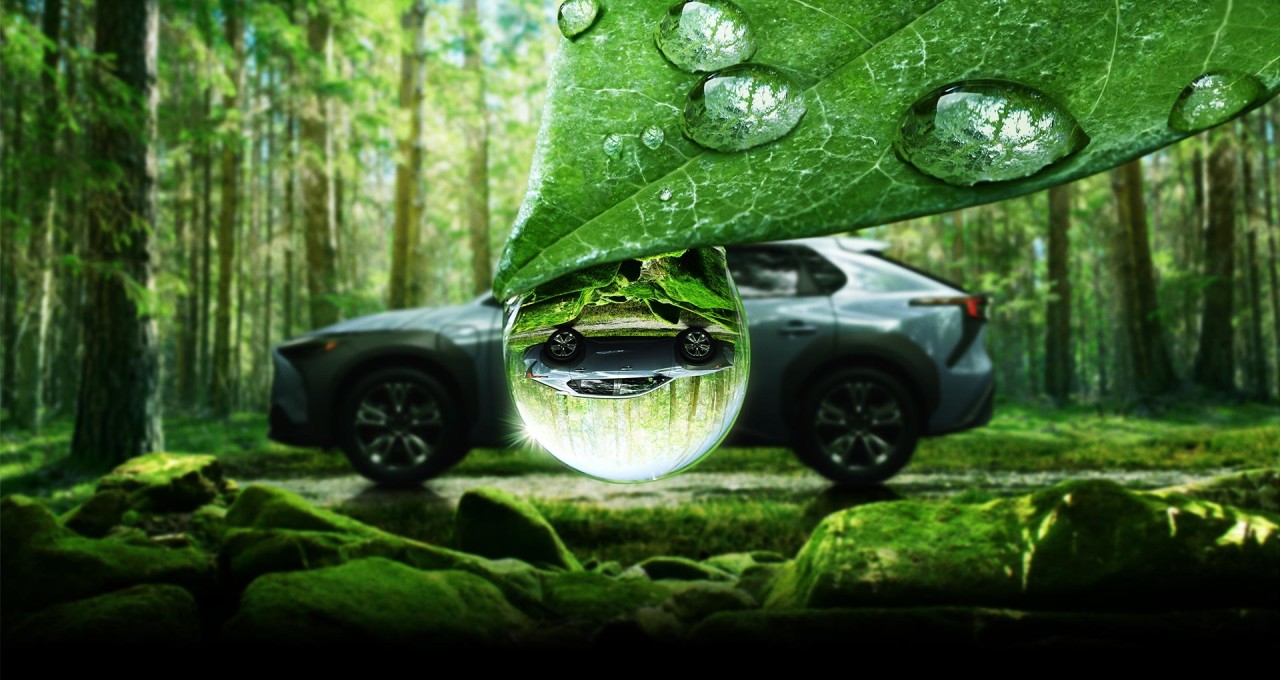 Subaru Corporation reveals new images of the all-electric SUV, the Subaru Solterra.