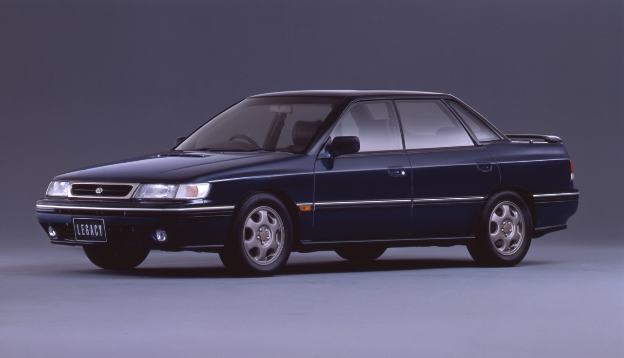 The Subaru Legacy sedan first generation model.