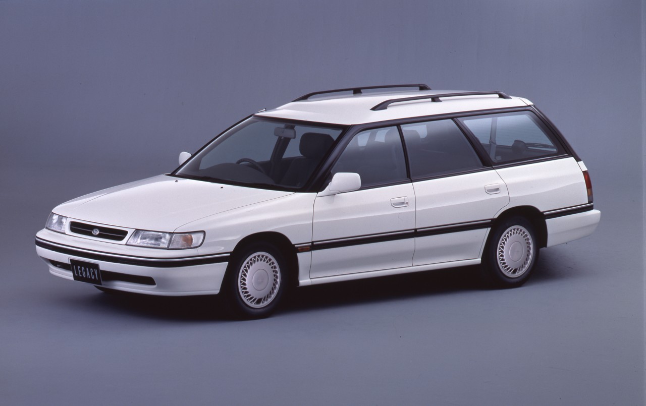The first generation Subaru Legacy wagon. 