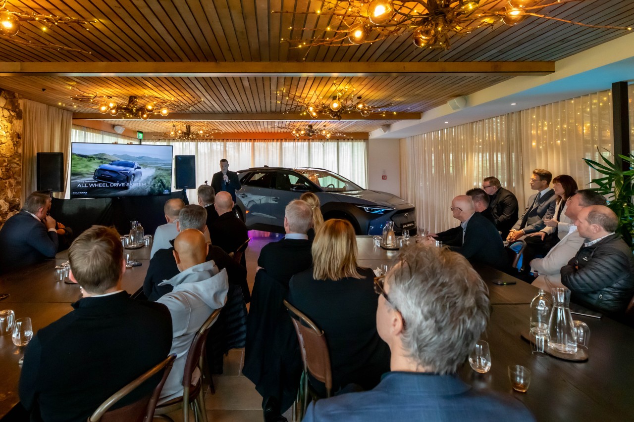 The Subaru Solterra EV was revealed at Waiheke Island to the Subaru Dealer Network