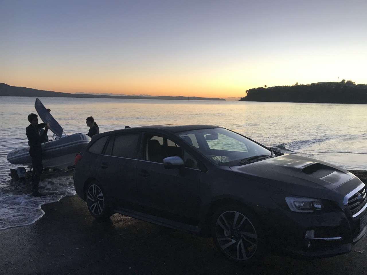 Subaru ambassador Art Green enjoys the versatility of the Subaru Levorg, which can drop a boat off at the beach before work, deliver him to business meetings in the city during the day and then over the Waitakere Ranges for a trail run in the evening. 