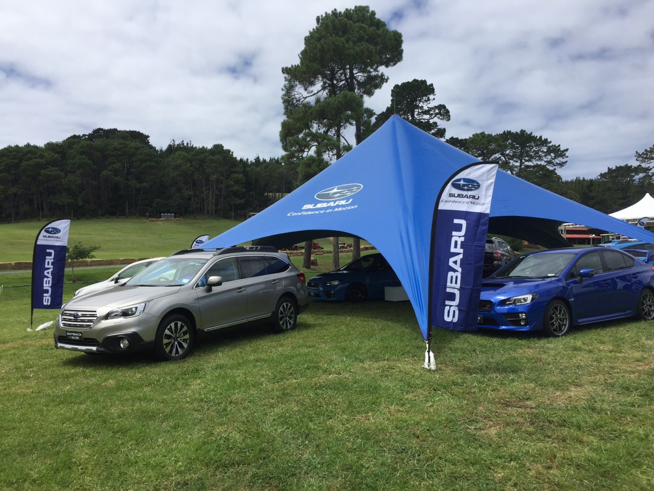 Subaru display at Leadfoot 2016