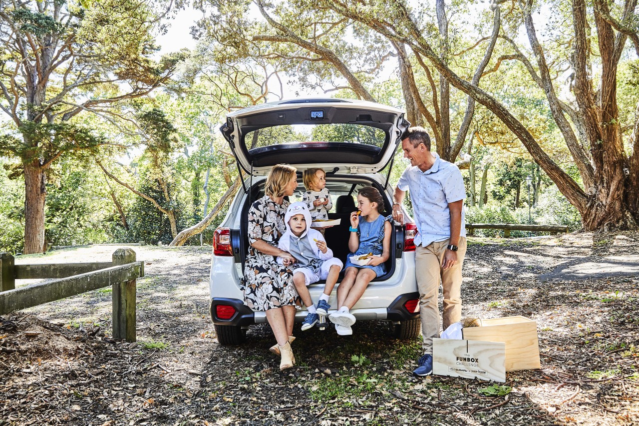 The Subaru Outback is perfect for family adventures with plenty of space for everyone.