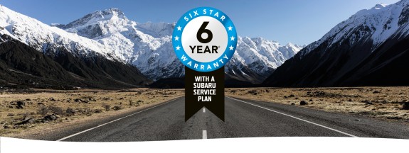 Subaru's Six Star Six Year Warranty with a Subaru Service Plan*