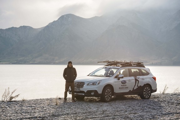 Braden Currie is looking forward to some family adventures in his Subaru Outback when he returns to New Zealand later this month. PHOTO: MICKEY ROSS.