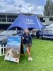 Subaru’s professional triathlete ambassador Hannah Wells made an appearance at the Subaru tent. 